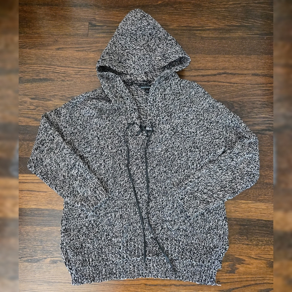 Rock And Republic Hoodie Melange Lagenlook Size L